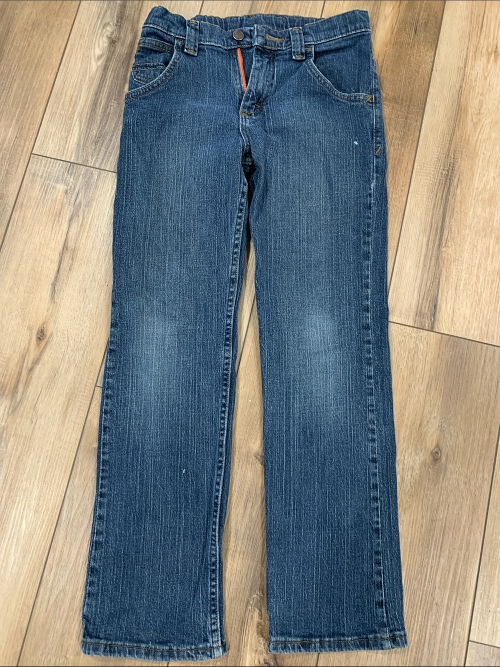 Boys Straight-Leg Jeans in Dark Blue